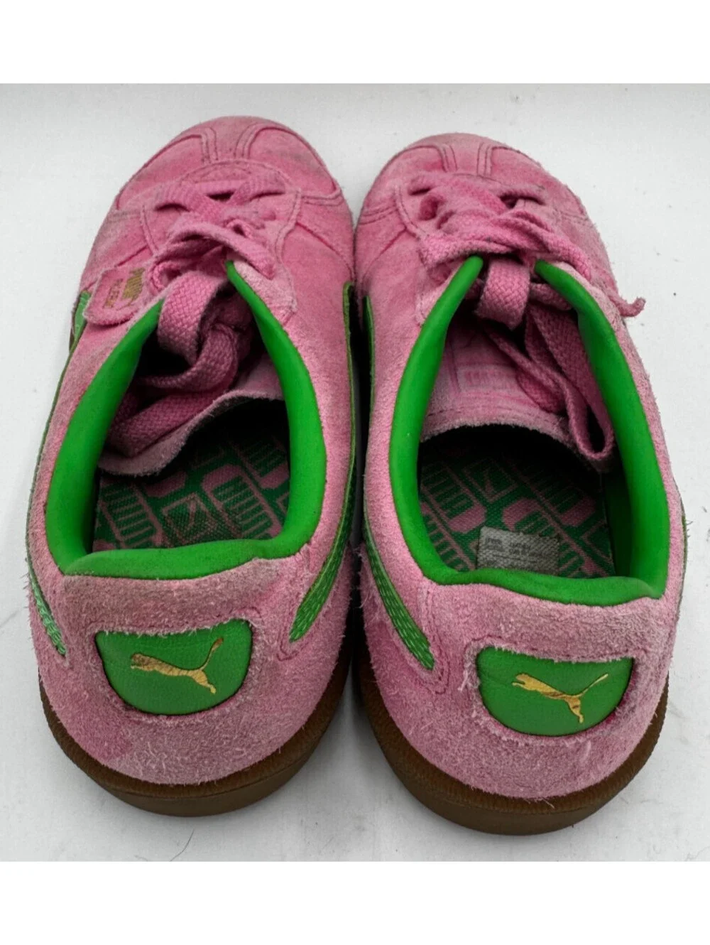 Puma Palermo Women's Sneakers Size 8.5 Pink  Suede Athletic Shoes 397858-01